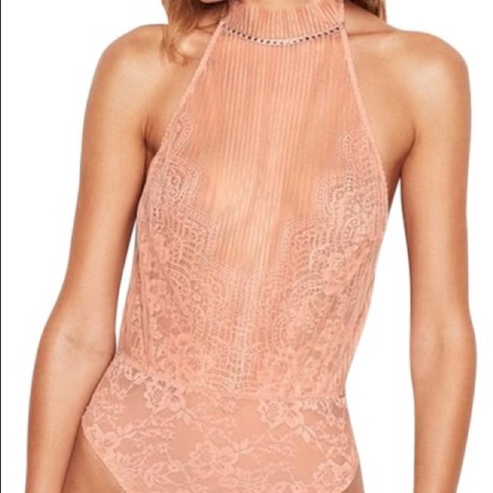 VICTORIA’S SECRET Sheer Lace & Tulle Bodysuit - Picture 2 of 11